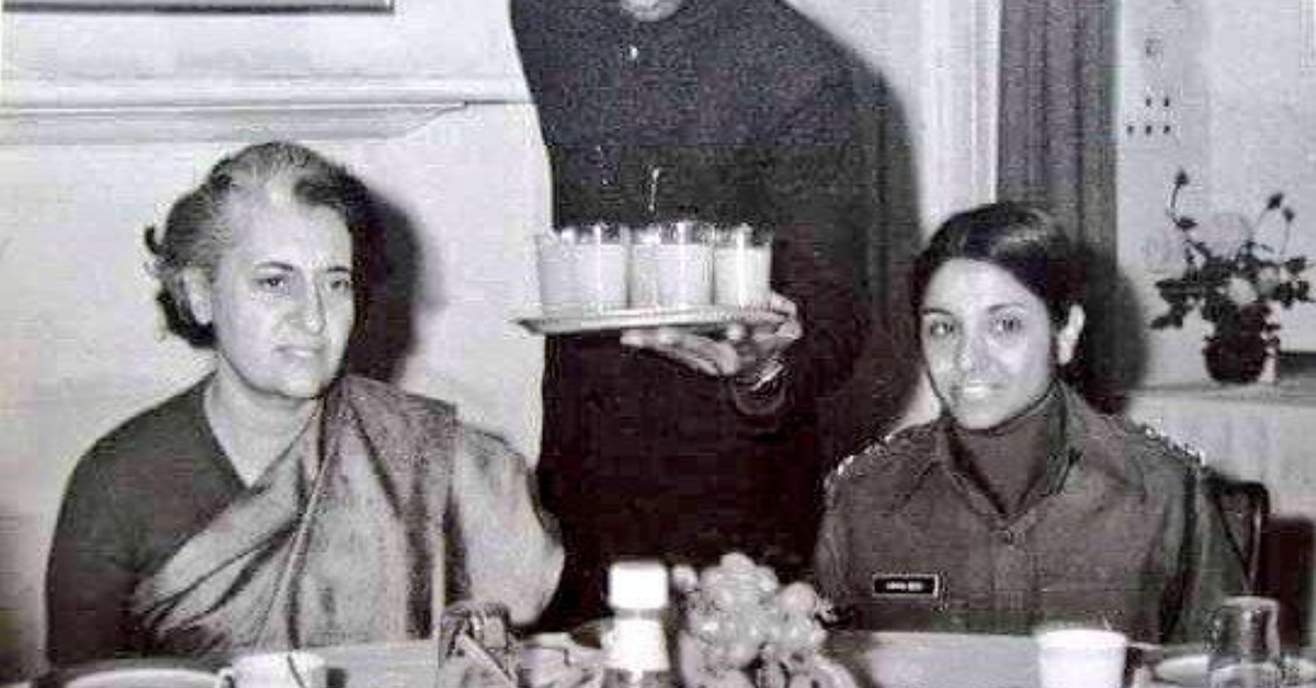 Unrelated photo shared as Indira Gandhi inviting Kiran Bedi after the famous car towing incident - Alt News