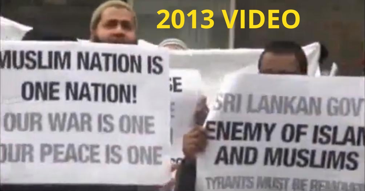 Six year old video shared as Muslims in London protesting against Sri Lankan Govt's action against terror - Alt News