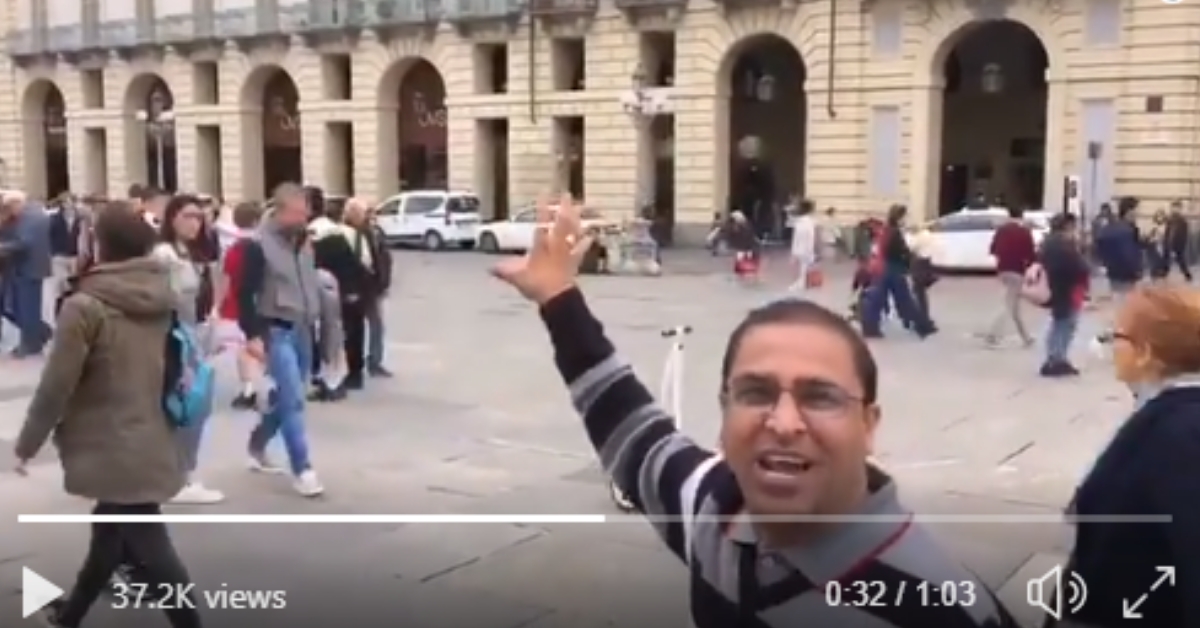 Viral: Man points camera at historical buildings in Italy, claims they're owned by Rahul Gandhi - Alt News