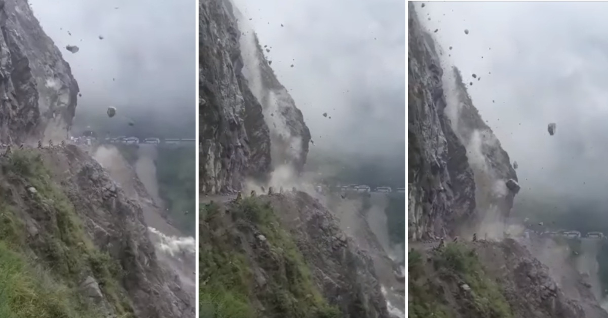 Shooting stones on Jammu-Srinagar NH shared as landslide in Malshej Ghat, Maharashtra - Alt News
