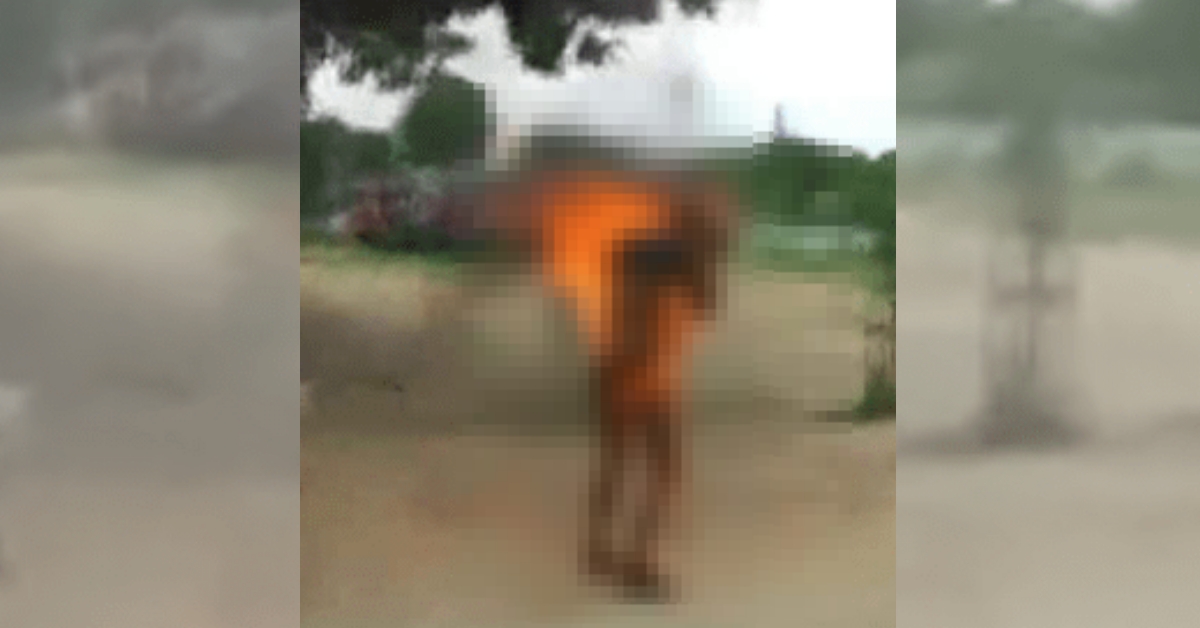 Old video shared in the context of a recent incident where a youth was set ablaze in UP - Alt News