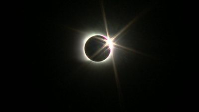 Stargazers witness solar eclipse spectacle
