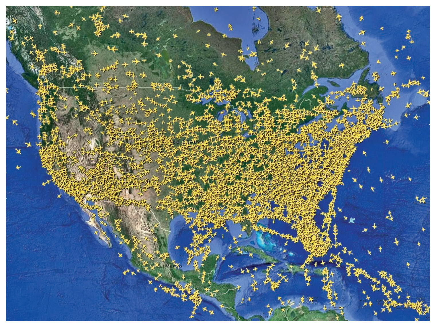 आसमान में जाम: सबसे संक्रमित देश अमेरिका में हर घंटे उड़ान भर रहे 7 हजार विमान
