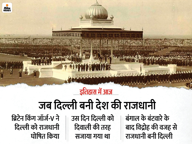 इतिहास में आज: अंग्रेजों का विरोध हुआ, तो उन्होंने कलकत्ता की जगह दिल्ली को राजधानी बनाया, ये कहानी दिलचस्प है