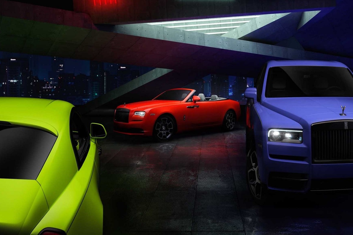 Rolls-Royce Unveils Wraith, Dawn and Cullinan Black Badge Models With New Neon Nights Paint