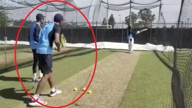 India vs Australia अश्विन ने अनोखे अंदाज में राहुल से कराई पुल शॉट खेलने की प्रैक्टिसः देखें Video