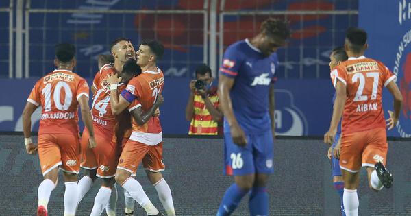 ISL highlights: Angulo nets brace as Goa come from two goals down to earn a point against BFC