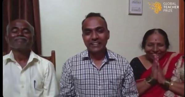 Watch: The moment Maharashtra teacher Ranjitsinh Disale won the $1-million 2020 Global Teacher Prize
