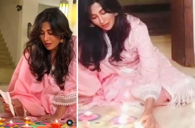 वीडियो: चित्रागंदा सिंह ने शुरु की देवी लक्ष्मी के आगमन की तैयारियां, दिवाली पर बनाई खूबसूरत रंगोली - mobile