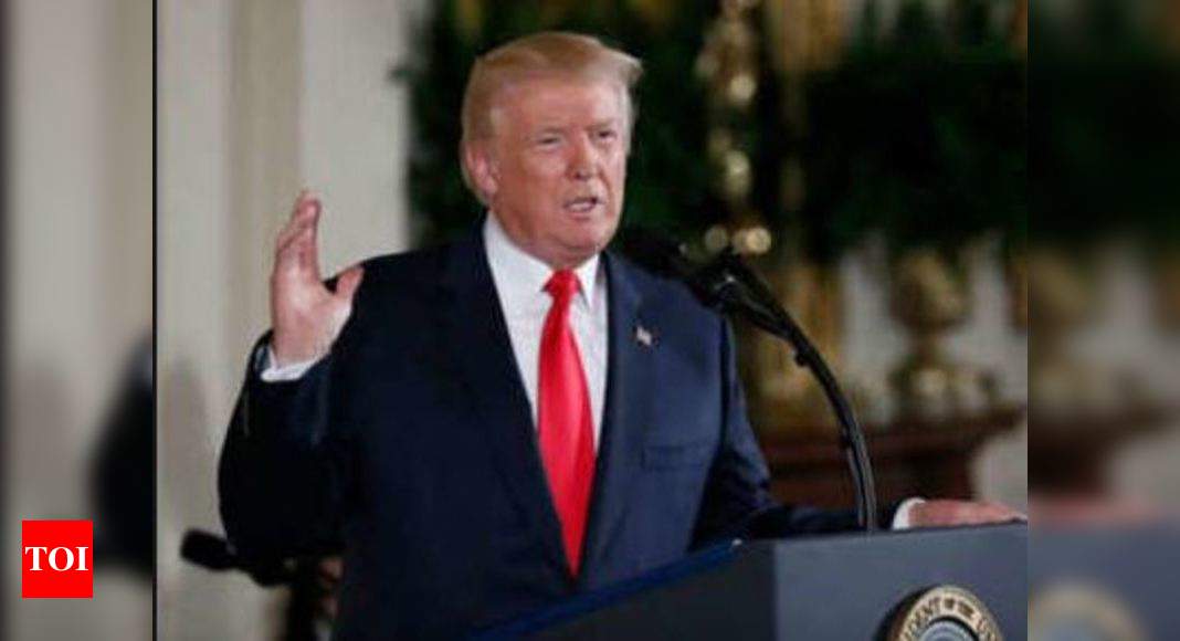 Donald Trump to emerge from White House to mark Veterans Day - Times of India