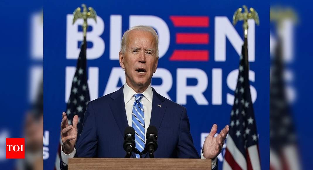 China finally congratulates Biden, Harris for their victory in US presidential election - Times of India