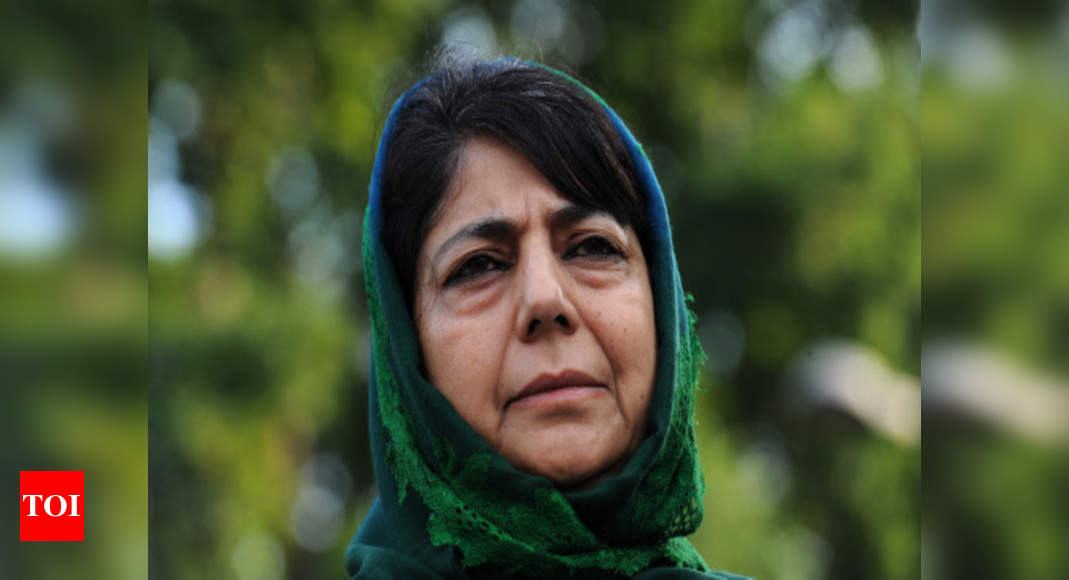  Mehbooba Mufti asks India, Pak to rise above political compulsions, initiate dialogue | India News - Times of India