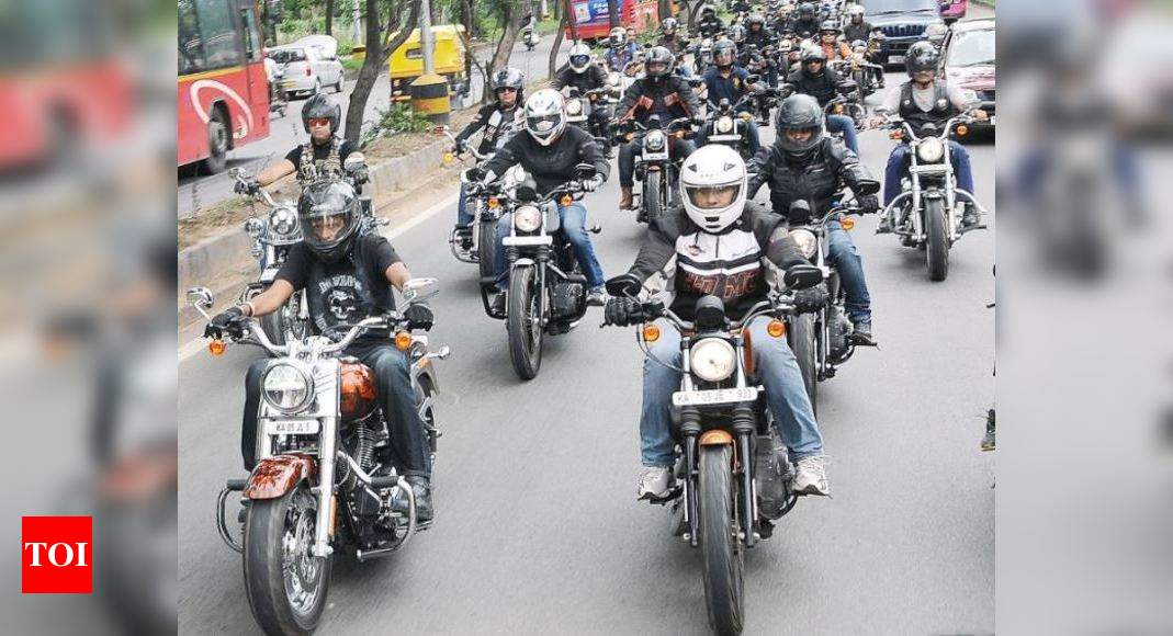Harley owners plan protest ride today against pullout - Times of India