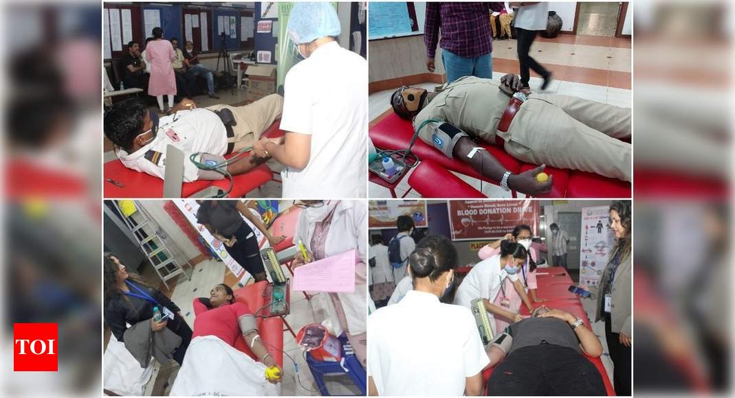 City doctors, social workers, policemen and activists turn up for blood donation drive | Mumbai News - Times of India