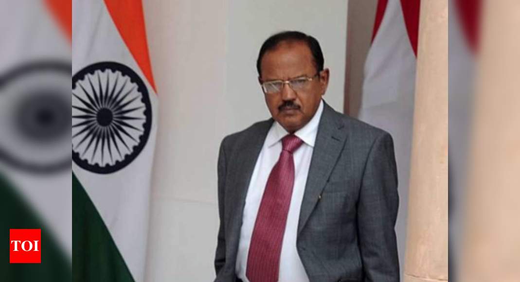  NSA Doval to travel to Colombo on Friday to attend India-Lanka-Maldives maritime talks | India News - Times of India