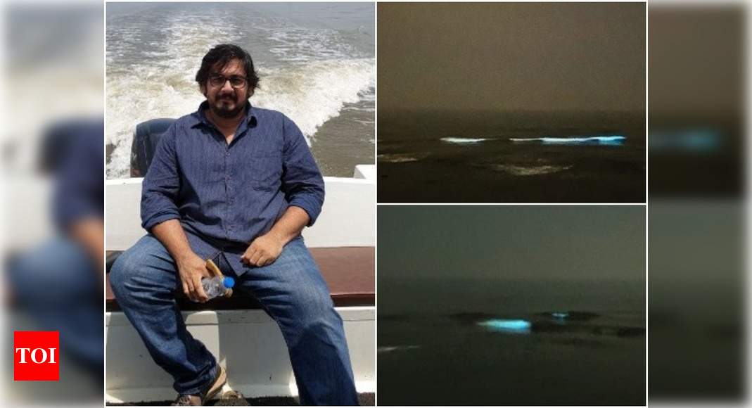 Meet the Mumbaikar who spotted the bioluminescent waves at Juhu | Mumbai News - Times of India