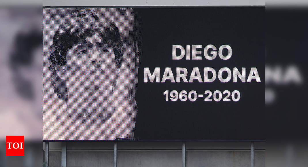 Argentine prosecutors investigate death of football star Maradona | Football News - Times of India