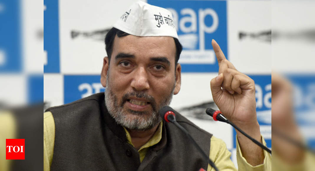 Gopal Rai: Delhi minister Gopal Rai discharged from hospital, to remain in home isolation | Delhi News - Times of India