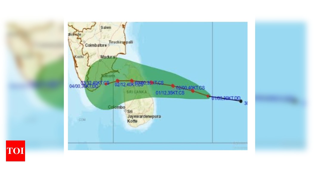 Cyclone Burevi likely to bring moderate rain to Chennai | Chennai News - Times of India