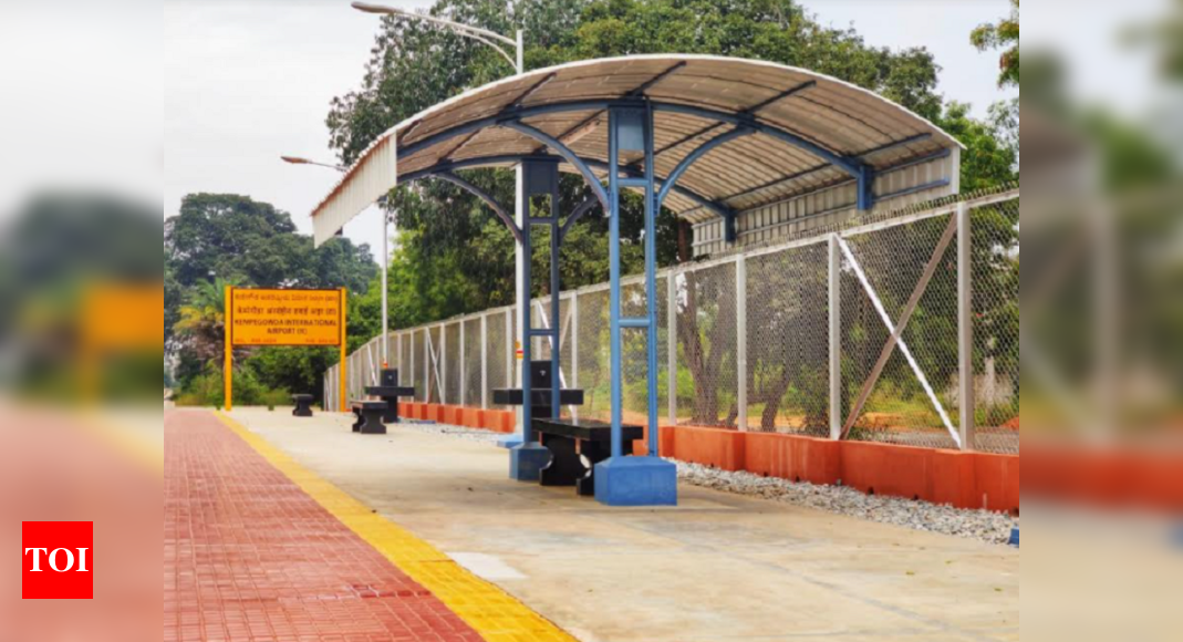 Bengaluru: Airport halt station to be opened next week | Bengaluru News - Times of India