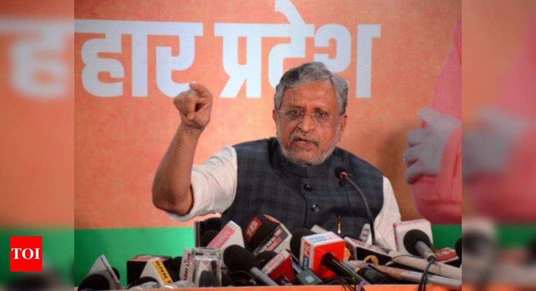 SC-ST reservation to continue till discrimination remains in society: Sushil Modi | Patna News - Times of India