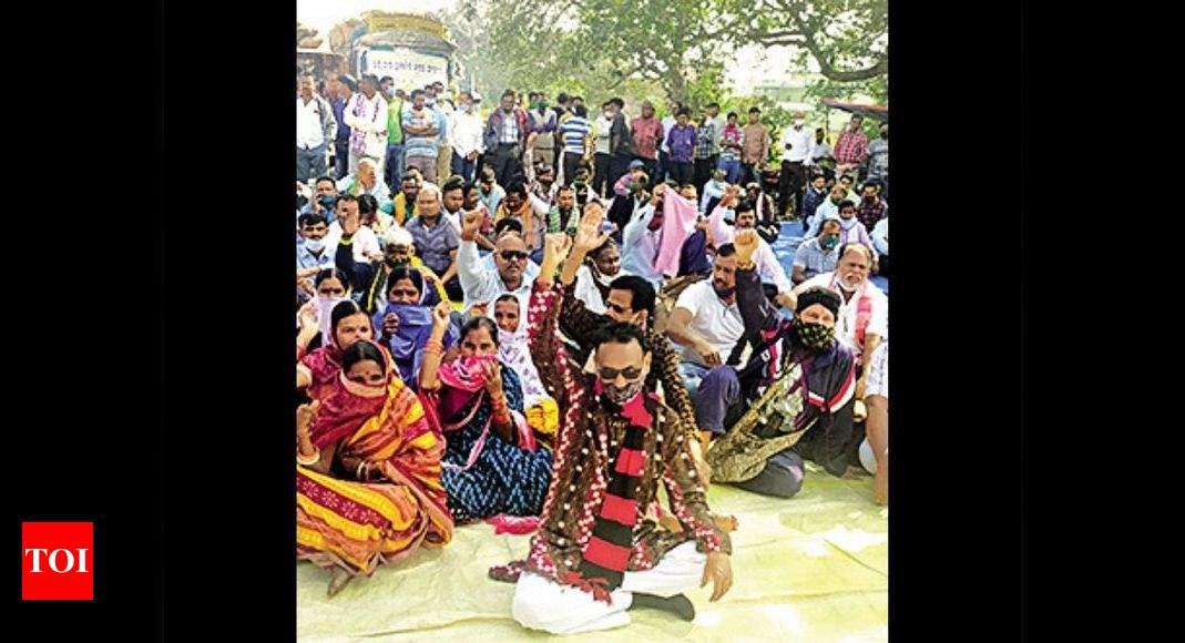 Odisha: 55 farmers taken into custody | Bhubaneswar News - Times of India