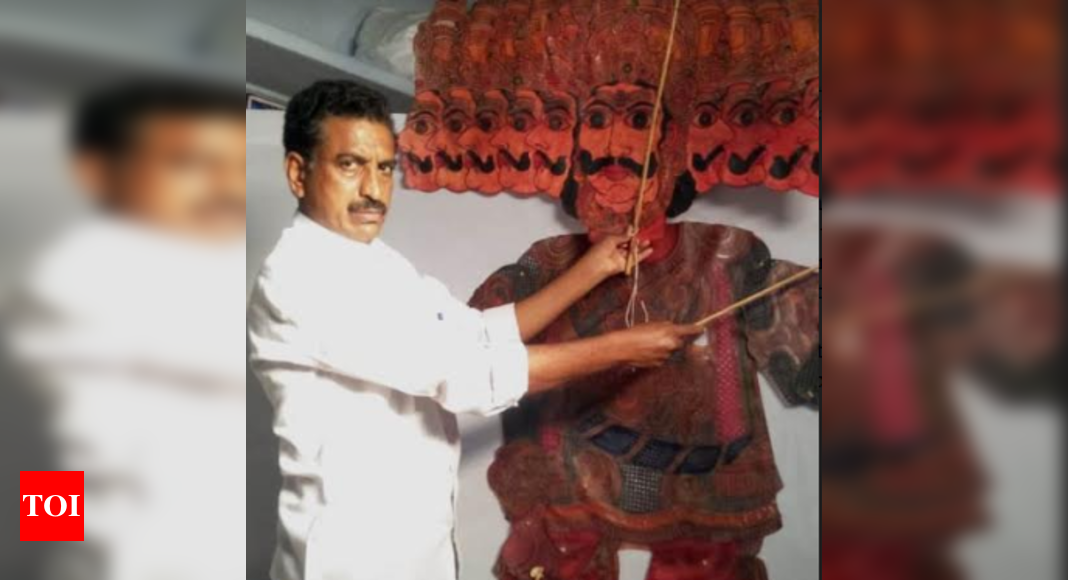 Leather puppeteer Khanda Ramadas wins DakshinaChitra award | Chennai News - Times of India