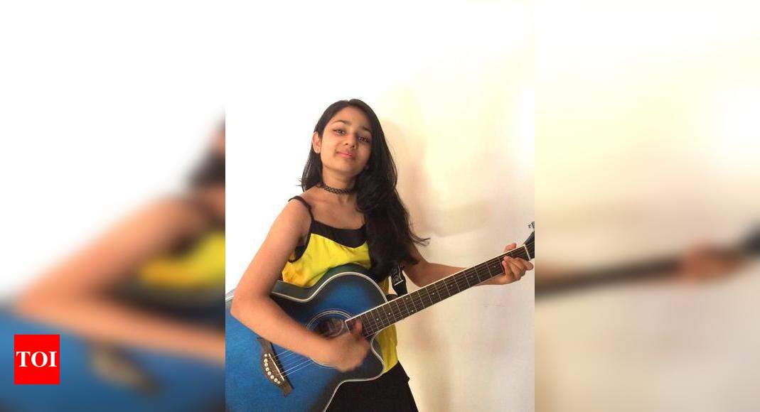 Ten year old girl from Chandigarh pays tribute to COVID warriors and spreads message on mental health through her songs | Chandigarh News - Times of India