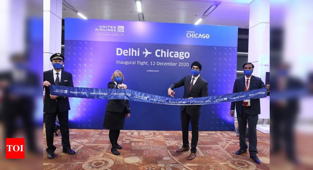 United Airlines starts daily Delhi-Chicago nonstop flights - Times of India