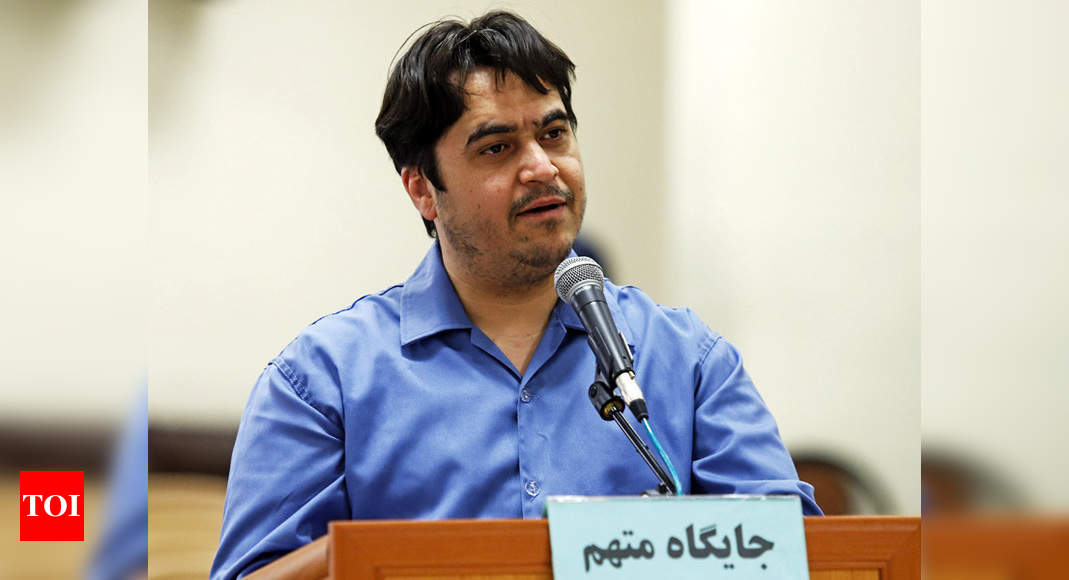 Iran executes exiled journalist who encouraged 2017 protests - Times of India