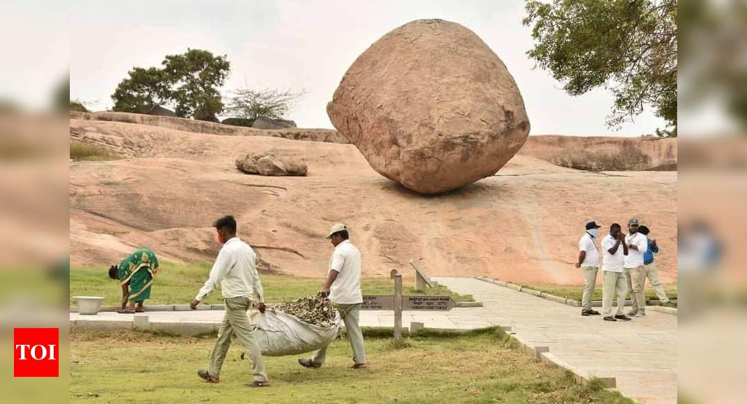 Tamil Nadu: Mamallapuram monuments to be reopened from Monday | Chennai News - Times of India