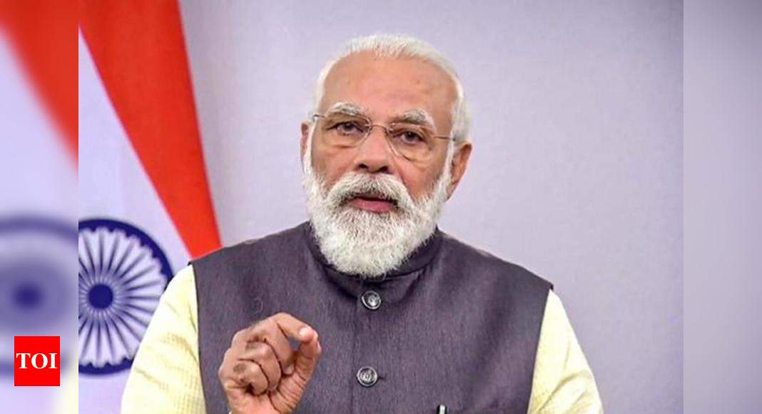  PM Modi in Gujarat on Tuesday, to lay foundation stones for projects | India News - Times of India