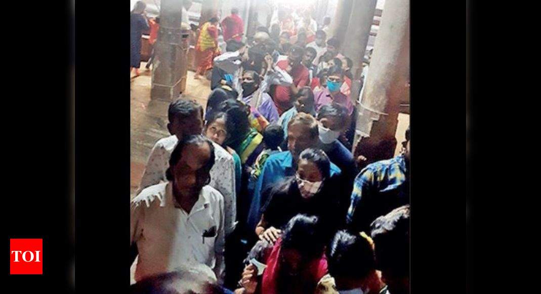 Mysuru: Temples see rush, social distancing norm ignored | Mysuru News - Times of India