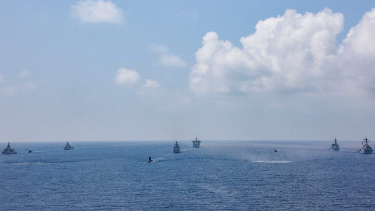 India, US, Australia and Japan conclude second phase of Malabar exercise in Arabian Sea