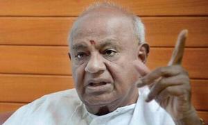 HD Deve Gowda says ‘no hesitation in backing Rahul Gandhi as new prime minister’