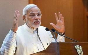 In Ghazipur, Narendra Modi says ‘Congress promised loan waivers to farmers, gave lollipops’ 