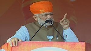 In Rajasthan, Narendra Modi says ‘Congress gave hefty loans to industrialist friends, ruined banks’