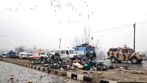 Jaish-e-Muhammed suicide bomber attacks CRPF convoy in Jammu & Kashmir’s Pulwama, kills 42 jawans 