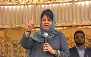 Mehbooba Mufti claims ‘paramilitary soldiers forced people to vote for BJP’ in Jammu & Kashmir