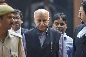 In court, MJ Akbar terms Priya Ramani’s accusation of sexual harassment against him as fabricated