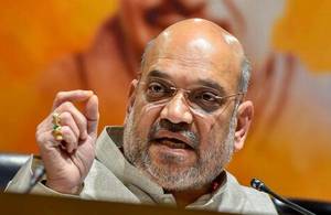 In Telangana, Amit Shah says ‘KCR is afraid of Modi’