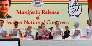 Congress releases its manifesto for 2019 Lok Sabha election, job, farmers, education main thrusts 