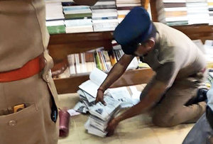 Election Commission squad seizes copies of book on ‘Rafale scam’, later returns them