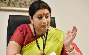 Smriti Irani hits back at Rahul Gandhi for taunting Narendra Modi’s dubious award, says ‘unlike others, Congress family conferred country’s top honor on themselves’