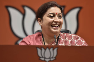 Congress writes to Election Commission against Smriti Irani, says she ‘falsified’ her educational records