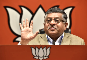 Ravi Shankar Prasad says India won’t tolerate abuse of data to influence elections