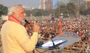 Narendra Modi says Congress ‘soft’ on terror to ‘appease vote bank’