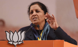 Nirmala Sitharaman says BJP ‘talking about political, politicizing armed forces’