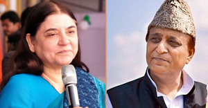 Election Commission bars SP’s Azam Khan, BJP’s Maneka Gandhi from campaigning for violating model code of conduct